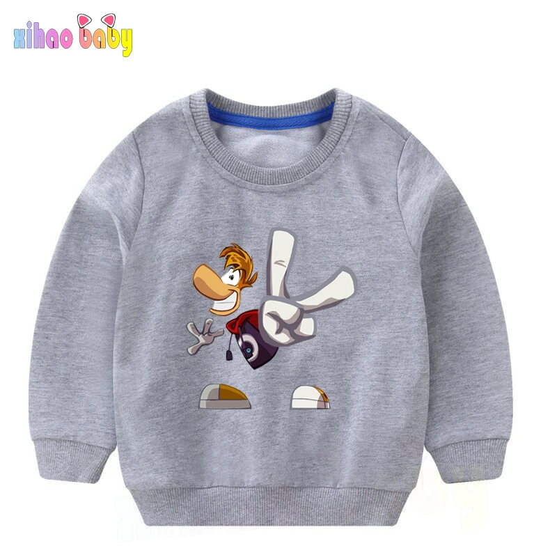 Boys and Girls Cartoon Sweatshirts Rayman Legends Adventures Game Print T shirt Children Funny Clothes Multi-color Kids Hoodies
Boys and Girls Cartoon Sweatshirts Rayman Legends Adventures Game Print T shirt Children Funny Clothes Multi-color Kids Hoodies