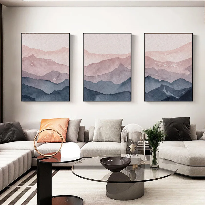Nordic Modern Mountain Landscape Decoration Painting for Living Room Bedroom Art Print Canvas Painting Home Decor
Nordic Modern Mountain Landscape Decoration Painting for Living Room Bedroom Art Print Canvas Painting Home Decor