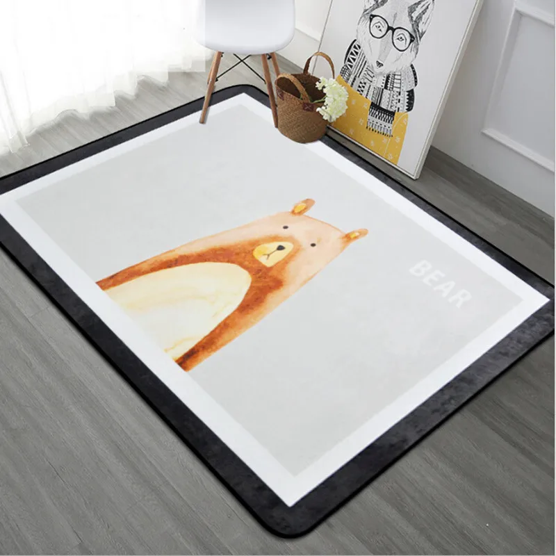 Cute Animal Print Big Bear Elk Personality Art Floor Mat Door Mat Anti-slip Mat Carpet Bedroom Living Room Home Decoration
Cute Animal Print Big Bear Elk Personality Art Floor Mat Door Mat Anti-slip Mat Carpet Bedroom Living Room Home Decoration