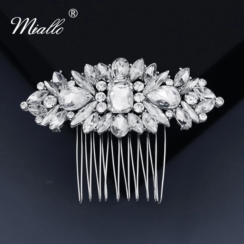 Miallo Fashion Crystal Hair Comb Clips Silver Color Bridal Wedding Hair Jewelry for Women Accessories Bride Headpiece Gifts
Miallo Fashion Crystal Hair Comb Clips Silver Color Bridal Wedding Hair Jewelry for Women Accessories Bride Headpiece Gifts