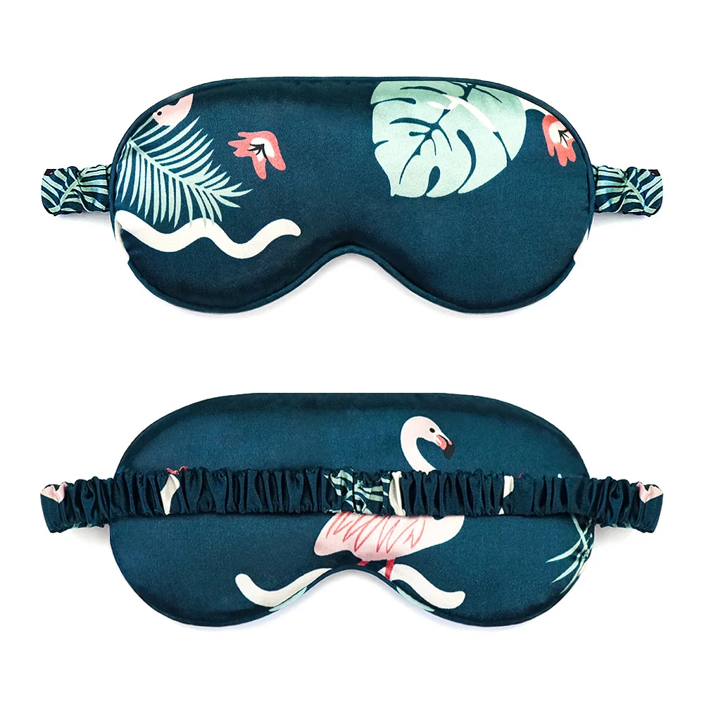 Маска для сна из искусственного шелка с рисунком листьев растений, мягкая Регулируемая дышащая повязка на голову с принтом 
Маска для сна из искусственного шелка с рисунком листьев растений, мягкая Регулируемая дышащая повязка на голову с принтом