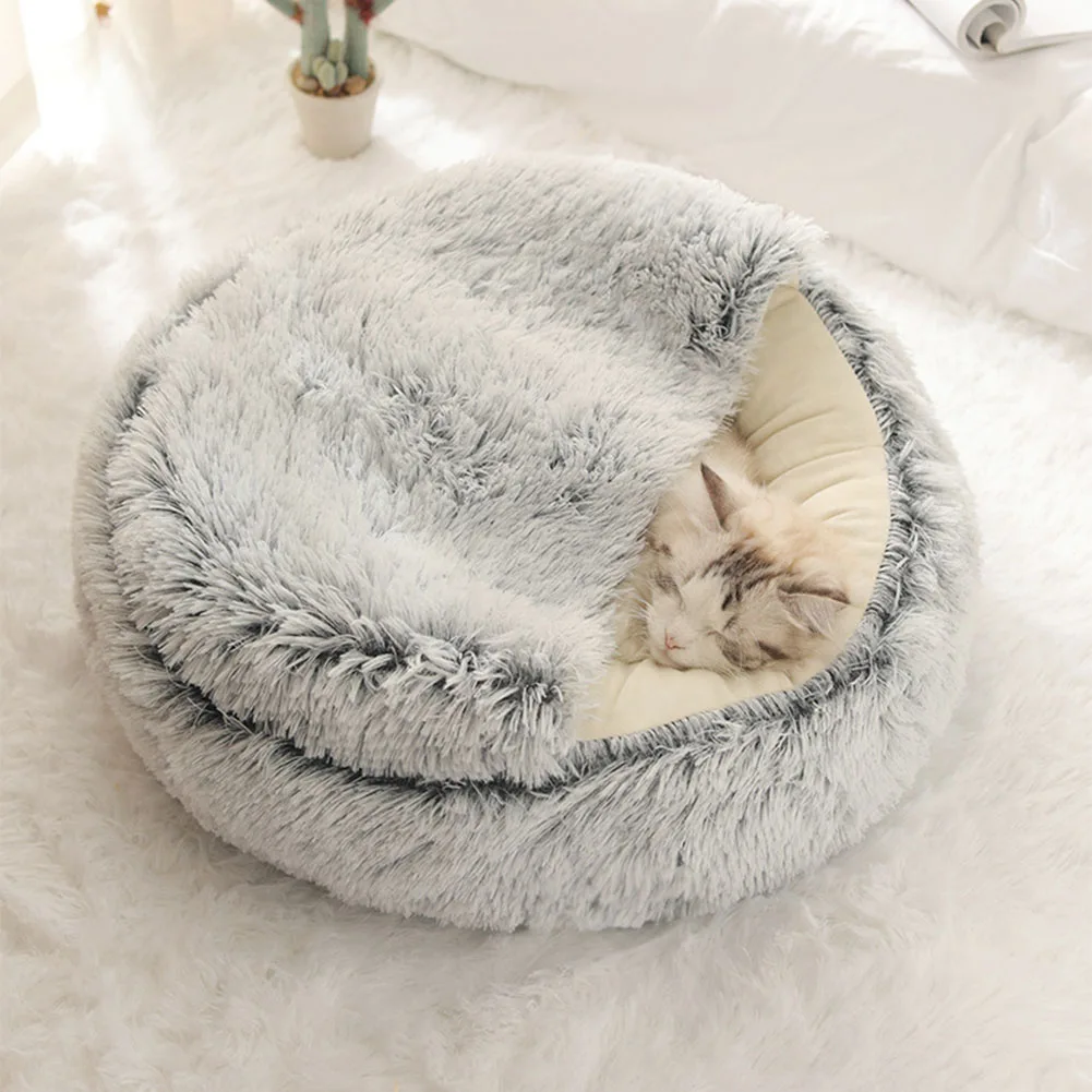 Round Cat Beds House Soft Long Plush Pet Dog Bed Dogs Basket Pet Products Cushion Cat Warm Bed 2 In 1 Cat Mat Puppy Sleeping Bag
Round Cat Beds House Soft Long Plush Pet Dog Bed Dogs Basket Pet Products Cushion Cat Warm Bed 2 In 1 Cat Mat Puppy Sleeping Bag