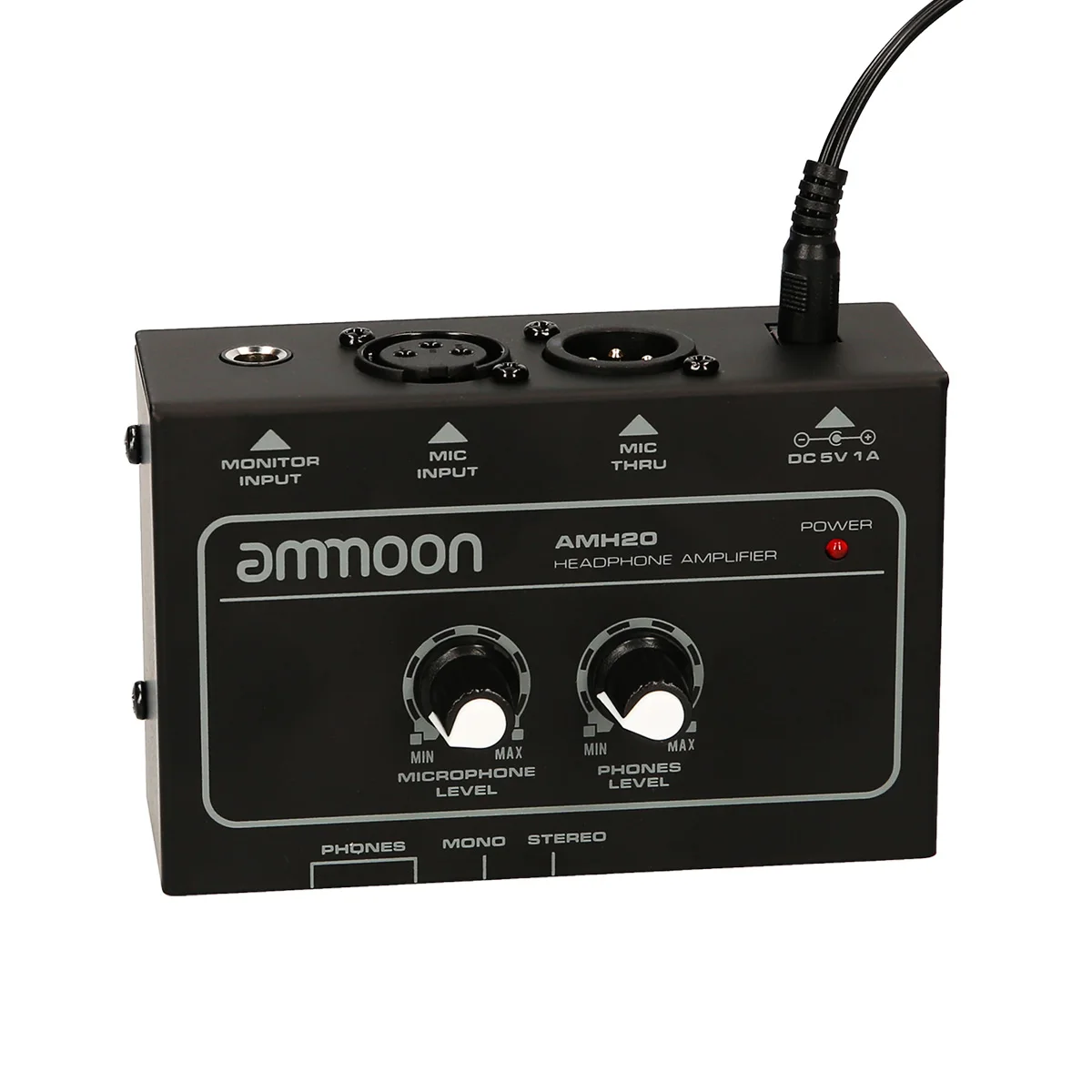 ammoon AMH20 Compact Portable Monitor Headphone Amplifier Microphone Amplifier Low Noise Volume Control
ammoon AMH20 Compact Portable Monitor Headphone Amplifier Microphone Amplifier Low Noise Volume Control