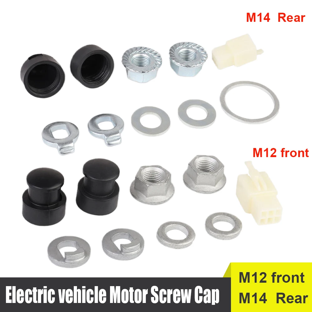 1Set E-bike Hub Motor Nuts M12/M14 Lock Nut Washer Spacer Nut Cover for 500W-5000W Motors with 12/14mm Shaft
1Set E-bike Hub Motor Nuts M12/M14 Lock Nut Washer Spacer Nut Cover for 500W-5000W Motors with 12/14mm Shaft