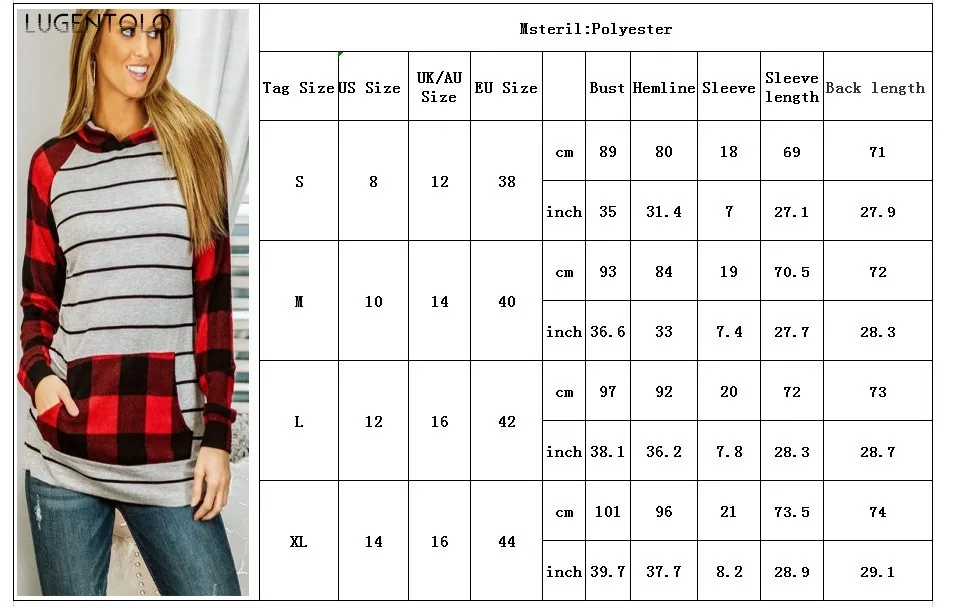 Lugentolo Autumn Winter Women Striped Sweatshirt Long-Sleeved Hooded Large Size Tops Pocket Simple female Casual Sweatshirt
Lugentolo Autumn Winter Women Striped Sweatshirt Long-Sleeved Hooded Large Size Tops Pocket Simple female Casual Sweatshirt