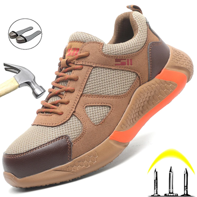 New 2022 Work Safety Shoes Men Puncture-Proof Work Shoes Sneakers Men Shoes Anti-smash Steel Toe Shoes Footwear Dropshipping
New 2022 Work Safety Shoes Men Puncture-Proof Work Shoes Sneakers Men Shoes Anti-smash Steel Toe Shoes Footwear Dropshipping