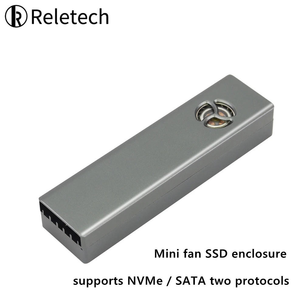 Корпус для жесткого диска Reletech M.2 SSD, USB 3,1 Type-C 10/20GPS, поддержка двух протоколов NVMe / SATA
Корпус для жесткого диска Reletech M.2 SSD, USB 3,1 Type-C 10/20GPS, поддержка двух протоколов NVMe / SATA