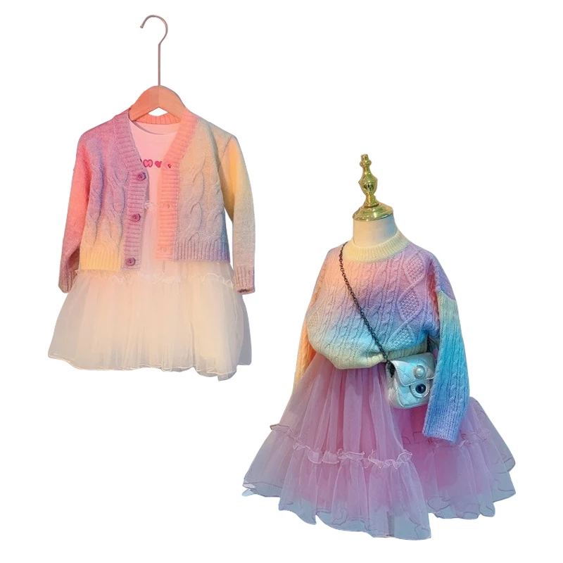 Colorful Sweater Cardigan Age For 2 - 8 Yrs Baby Girls Rainbow Knit Coats 2022 New Arrival Spring Autumn Winter Children Clothes
Colorful Sweater Cardigan Age For 2 - 8 Yrs Baby Girls Rainbow Knit Coats 2022 New Arrival Spring Autumn Winter Children Clothes