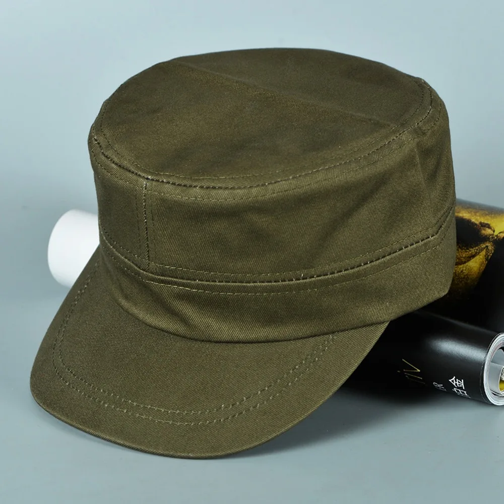 Unisex Flat Hat Peaked Cap with Visor Cotton Solid Color Adjustable Simple Style Outdoor Mountaineering Tour
Unisex Flat Hat Peaked Cap with Visor Cotton Solid Color Adjustable Simple Style Outdoor Mountaineering Tour