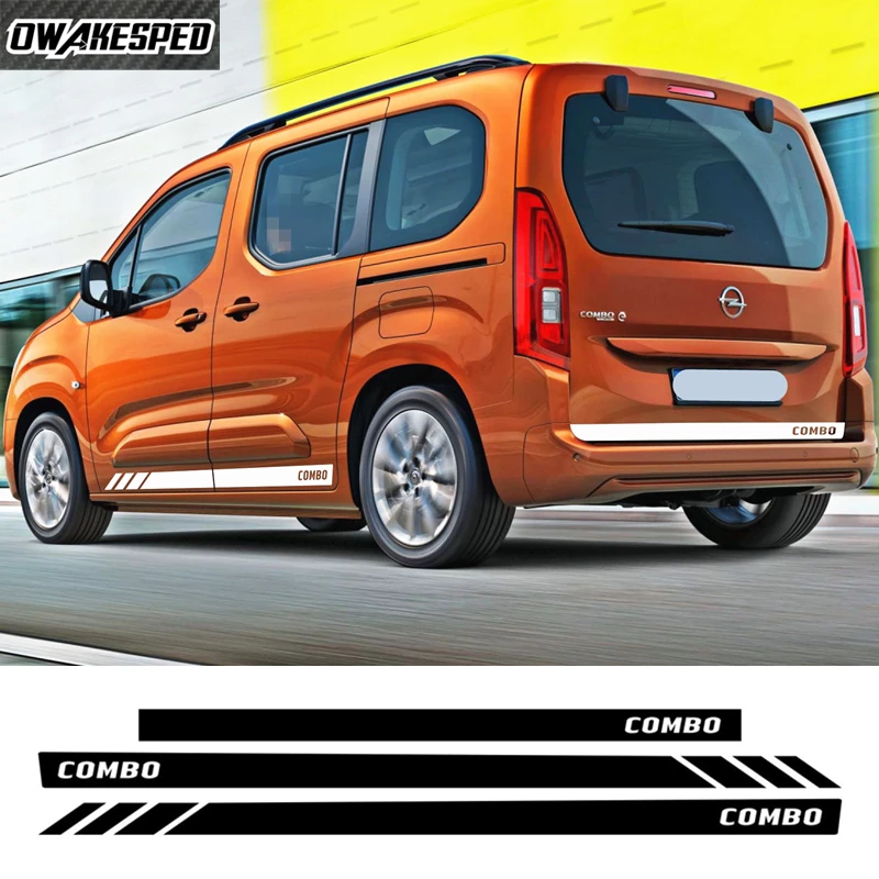 Racing Sport Car Door Side Skirt Stripes Stickers Vinyl Decal Auto Body Tail Accessories Decor Decals For Opel Combo Life Cargo
Racing Sport Car Door Side Skirt Stripes Stickers Vinyl Decal Auto Body Tail Accessories Decor Decals For Opel Combo Life Cargo