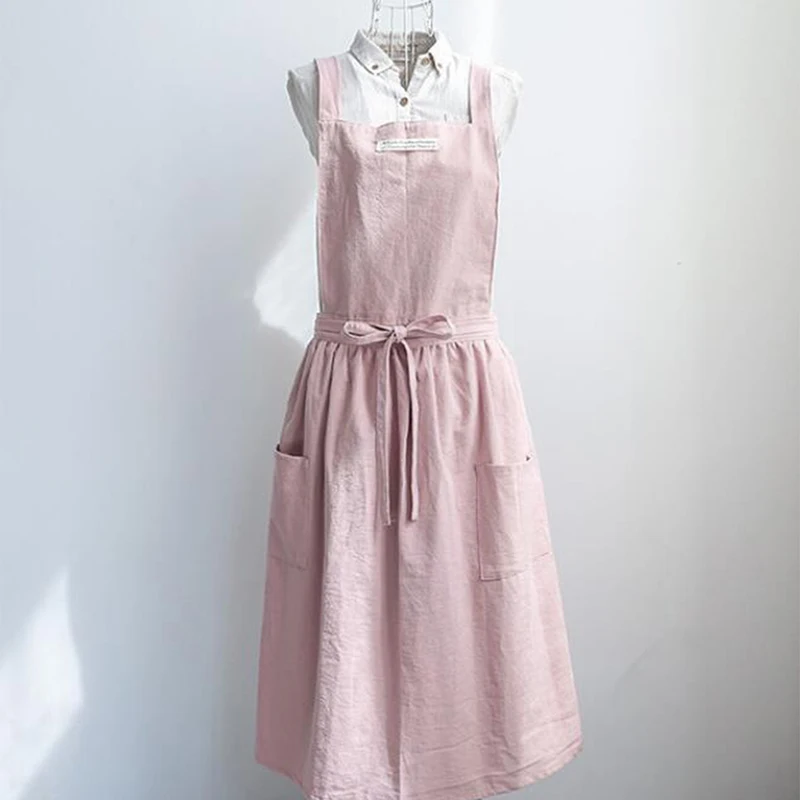 Brief Nordic Wind Pleated Skirt Cotton Linen Apron Coffee Shops And Flower Shops Work Cleaning Aprons For Woman Washing Daidle
Brief Nordic Wind Pleated Skirt Cotton Linen Apron Coffee Shops And Flower Shops Work Cleaning Aprons For Woman Washing Daidle