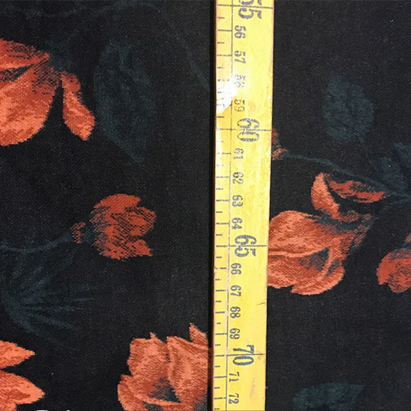 Orange Flowers Knitted Mink Velvet Fabric Autumn Winter High-end Wool Dress Australian Cashmere Jacquard Cloth by the Meter
Orange Flowers Knitted Mink Velvet Fabric Autumn Winter High-end Wool Dress Australian Cashmere Jacquard Cloth by the Meter