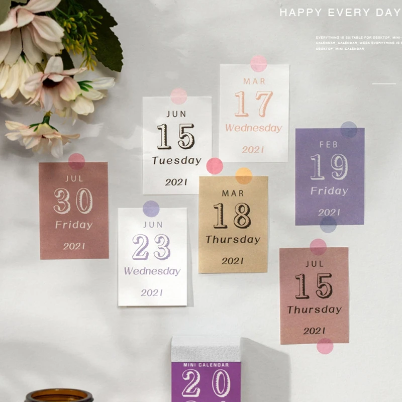 2021 Retro Mini Desktop Paper Calendar Dual Daily Scheduler Table Planner Yearly Agenda Organizer 365 Days to Do List
2021 Retro Mini Desktop Paper Calendar Dual Daily Scheduler Table Planner Yearly Agenda Organizer 365 Days to Do List