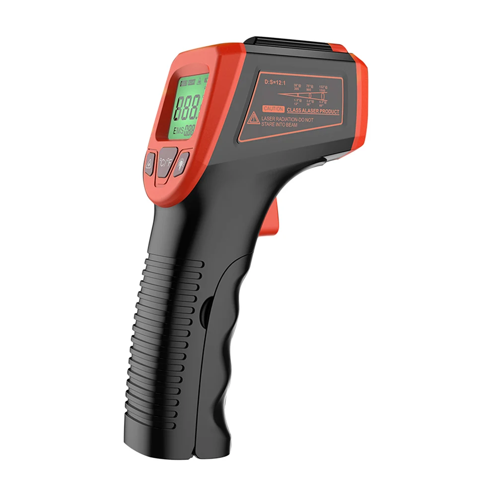 Non-Contact Laser Industrial High Temperature Gun LCD Laser-Pointer Infrared IR Thermometer -50~600℃ / -58~1112℉ GM320S
Non-Contact Laser Industrial High Temperature Gun LCD Laser-Pointer Infrared IR Thermometer -50~600℃ / -58~1112℉ GM320S