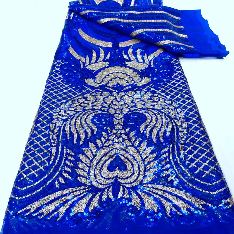 Latest Nigerian Net Lace African Tulle Lace With Sequins French Lace Fabric 2022 High Quality Lace For Wedding Party TS9771
Latest Nigerian Net Lace African Tulle Lace With Sequins French Lace Fabric 2022 High Quality Lace For Wedding Party TS9771