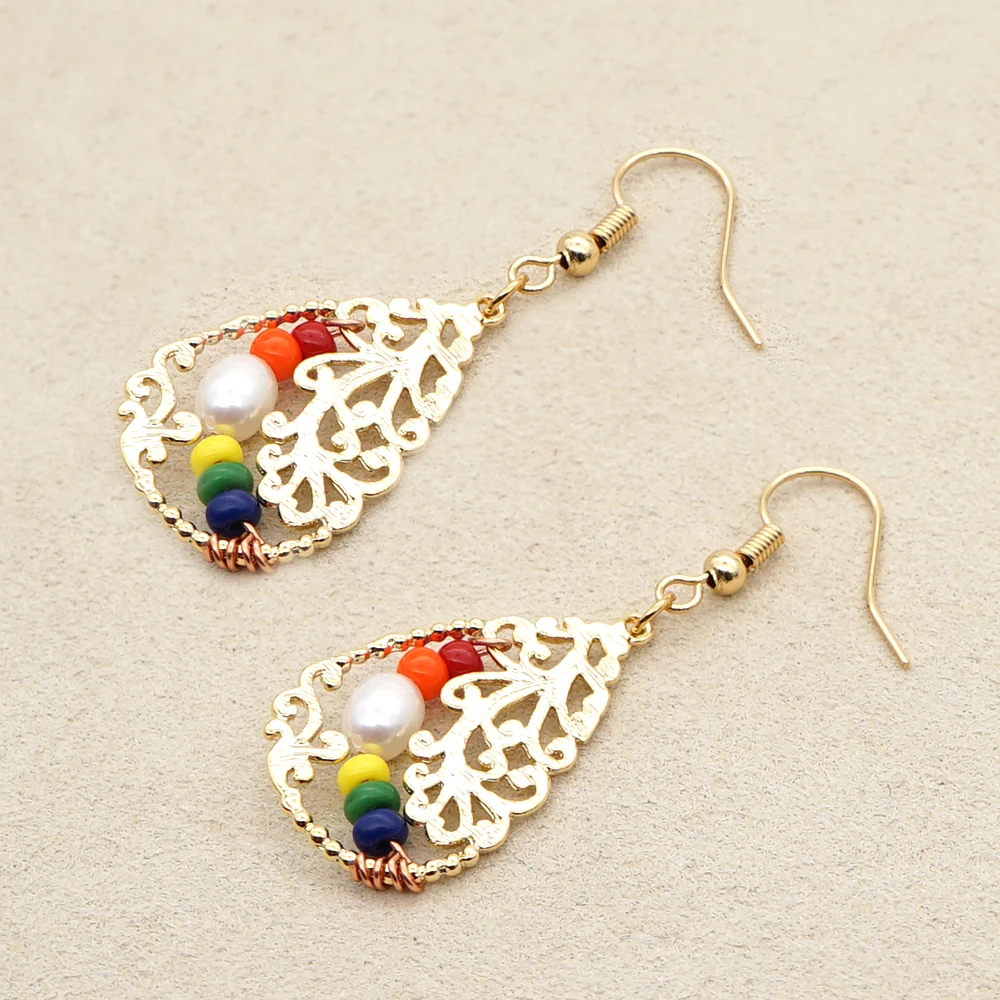 Go2boho Boho Vintage Jewelry Women Earrings Fashion Beaded Handmade Jewellery Wholesale Natural Pearl Earring Stainless Earings
Go2boho Boho Vintage Jewelry Women Earrings Fashion Beaded Handmade Jewellery Wholesale Natural Pearl Earring Stainless Earings