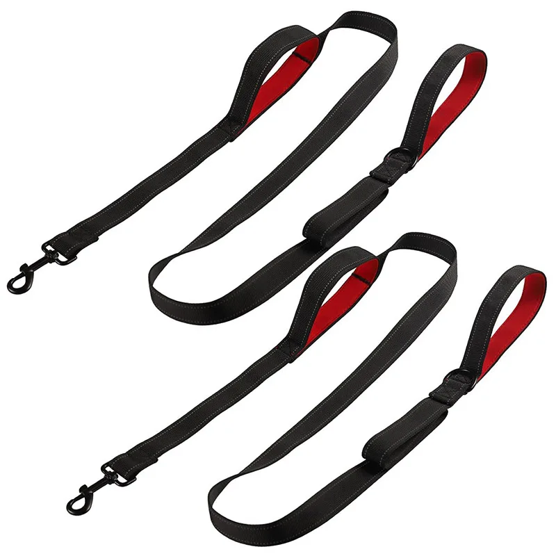 HOT SALE 2 Pack Dog Leash 6Ft Long - Traffic Padded 2 Handles Dog Training Leash for Control Safety Training -Reflective
HOT SALE 2 Pack Dog Leash 6Ft Long - Traffic Padded 2 Handles Dog Training Leash for Control Safety Training -Reflective