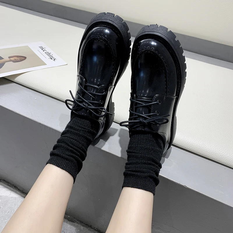 Casual Woman Shoe British Style Black Flats All-Match Modis Oxfords Elegant Round Toe Female Footwear Preppy Summer New Cross 20
Casual Woman Shoe British Style Black Flats All-Match Modis Oxfords Elegant Round Toe Female Footwear Preppy Summer New Cross 20