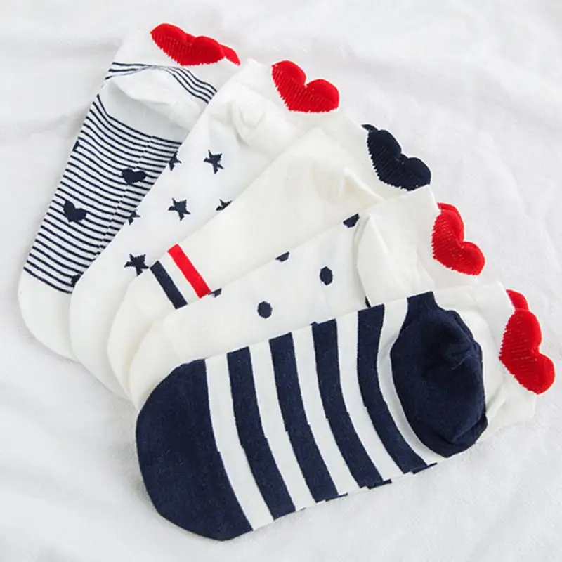 5 Pairs Cotton Women Socks Female Casual Boat 3D Pack Cartoon Harajuku Cat Cute Heart Invisiable Funny Girl Ankle Sock Sets Sox
5 Pairs Cotton Women Socks Female Casual Boat 3D Pack Cartoon Harajuku Cat Cute Heart Invisiable Funny Girl Ankle Sock Sets Sox