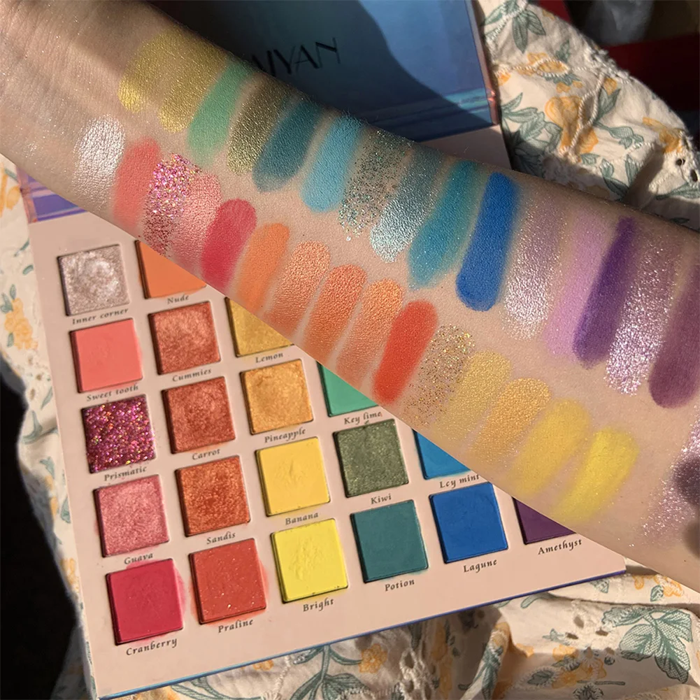 30 Colors Fruit Pie Filling Eye Shadow Palette Makeup Kit Vibrant Bright Glitter Shimmer Matte Shades Pigment Eyeshadow
30 Colors Fruit Pie Filling Eye Shadow Palette Makeup Kit Vibrant Bright Glitter Shimmer Matte Shades Pigment Eyeshadow
