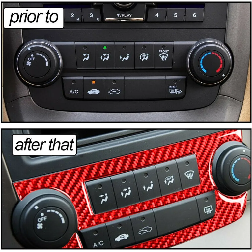 For Honda CR-V CRV 2007-2011 Panel Cover Trim Red CD Panel Cover Carbon Fiber Interior 2pcs
For Honda CR-V CRV 2007-2011 Panel Cover Trim Red CD Panel Cover Carbon Fiber Interior 2pcs