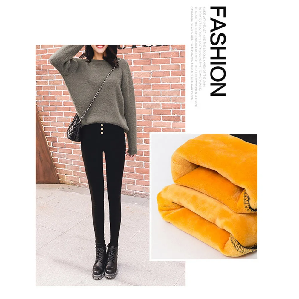 High Waisted Stretchy Skinny Leggings Warm Soft Velvet Padded Leggings Women Tight ALS88
High Waisted Stretchy Skinny Leggings Warm Soft Velvet Padded Leggings Women Tight ALS88