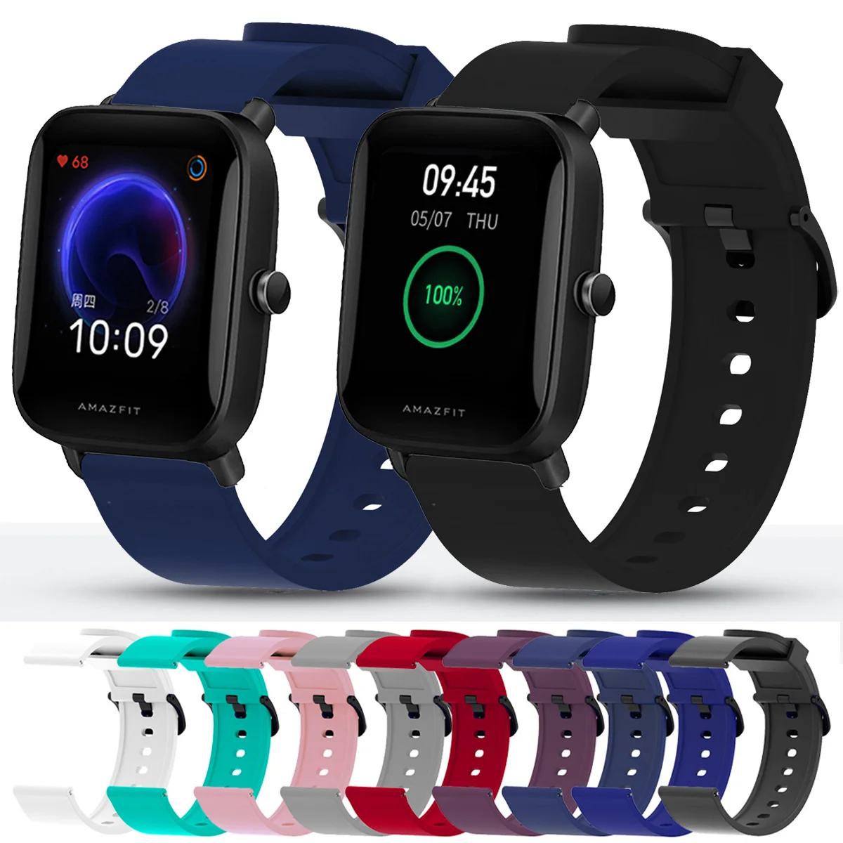 For Huami Amazfit Bip U Pro/Bip S Strap Wristband 20mm Watch Band Bracelet Silicone Watchbands For Amazfit GTS 2 mini 2e Correa
For Huami Amazfit Bip U Pro/Bip S Strap Wristband 20mm Watch Band Bracelet Silicone Watchbands For Amazfit GTS 2 mini 2e Correa