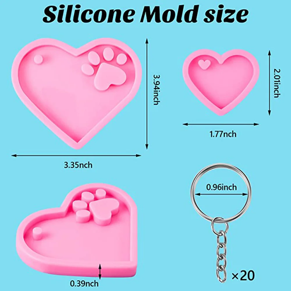 Love Bear Paw Wine Glass Silicone Casting Epoxy Molds For Diy Resin Pendant Keychain Jewelry Tools Mould Uv Epoxy Handmade Craft
Love Bear Paw Wine Glass Silicone Casting Epoxy Molds For Diy Resin Pendant Keychain Jewelry Tools Mould Uv Epoxy Handmade Craft
