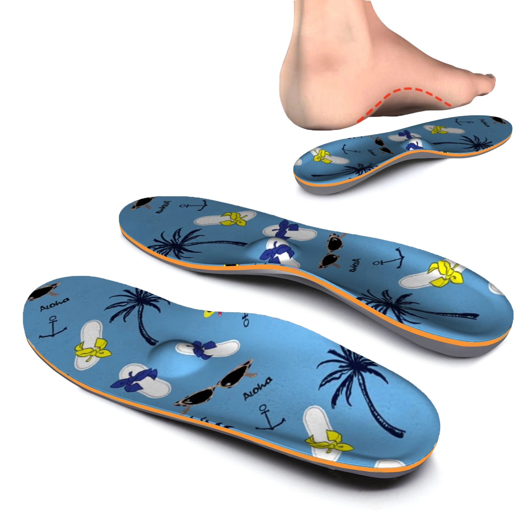 Blue Creative Design Shock-absorbant Memory Foam High Arch Support Insole Orthotics Inserts Relieve Flat Feet, Foot Pain
Blue Creative Design Shock-absorbant Memory Foam High Arch Support Insole Orthotics Inserts Relieve Flat Feet, Foot Pain