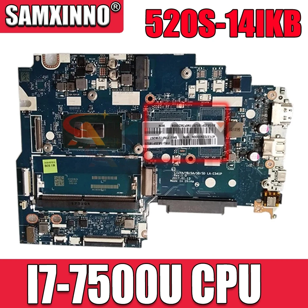 Применимо к 520S-14IKB материнская плата компьютера Процессор I7-7500U номер LA-E541P FRU 5B20N78497 5B20N78526 5B20N78397 5B20N78623
Применимо к 520S-14IKB материнская плата компьютера Процессор I7-7500U номер LA-E541P FRU 5B20N78497 5B20N78526 5B20N78397 5B20N78623