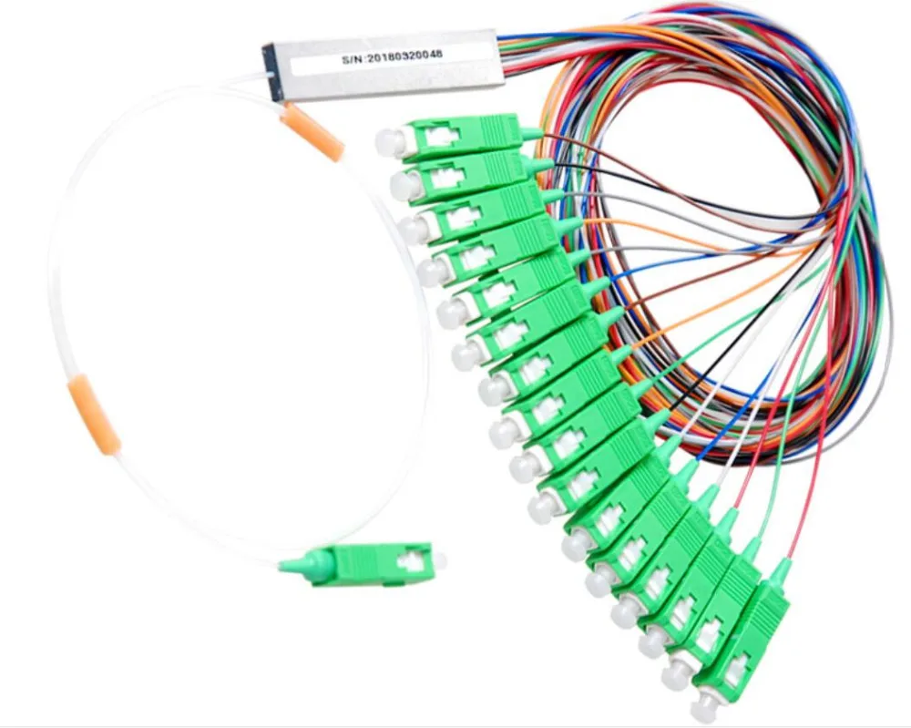 10PCS SC/APC Fiber Optic PLC Splitter 1X8 1X16 Mini Module 0.9 1m with Connector
10PCS SC/APC Fiber Optic PLC Splitter 1X8 1X16 Mini Module 0.9 1m with Connector