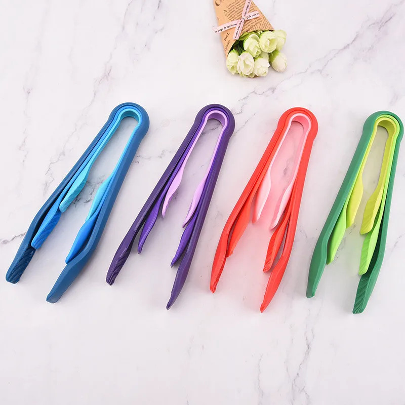 Cake Dessert Pastry Tongs Hold Food Hygiene Equipment Salad Plastic Tong Kitchen Cooking Serving Utensil Buffet Clamp | Дом и сад