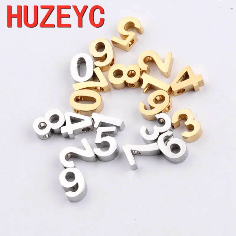 5pcs/Lot 1.8mm Hole 0-9 Arabic Numerals Beads Charm Stainless Steel Drilling Pendant Necklaces Women Bracelet DIY Jewelry Gifts
5pcs/Lot 1.8mm Hole 0-9 Arabic Numerals Beads Charm Stainless Steel Drilling Pendant Necklaces Women Bracelet DIY Jewelry Gifts