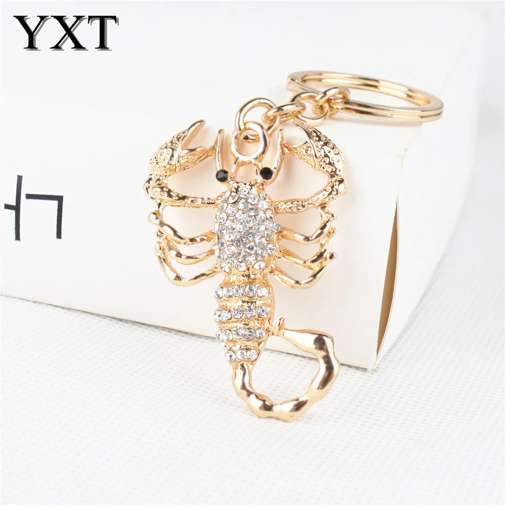 Fashionable Lovely Scorpion Keychain Exquisite Lady's Crystal With Diamond Purse Car Keyrings Pendant Exquisite GiftKeychains
Fashionable Lovely Scorpion Keychain Exquisite Lady's Crystal With Diamond Purse Car Keyrings Pendant Exquisite GiftKeychains