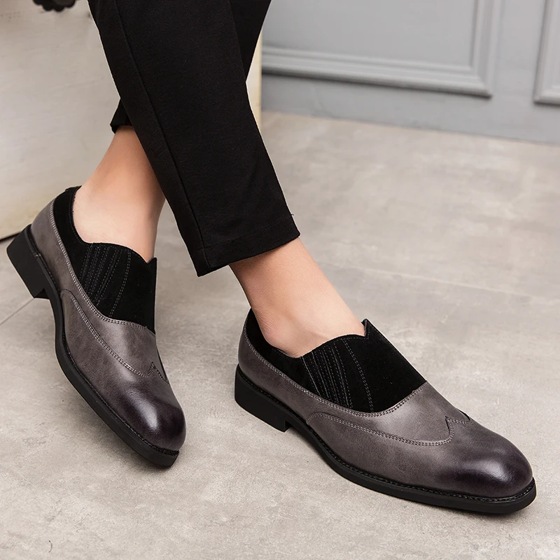 Fashion Men's Dress Shoes Quality Leather Men's Shoes Comfortable Men Casual Moccasins Breathable Office Footwear Loaferse 38-48
Fashion Men's Dress Shoes Quality Leather Men's Shoes Comfortable Men Casual Moccasins Breathable Office Footwear Loaferse 38-48