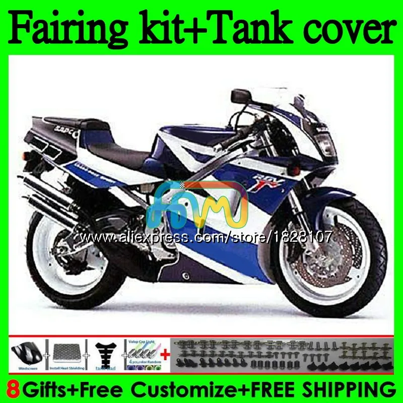 Kit+Tank For SUZUKI SAPC VJ21 RGVT250 RGV250 102BS.122 RGV-250 Blue white VJ22 RGV 250 1988 1989 1990 1991 88 89 90 91 Fairing 
Kit+Tank For SUZUKI SAPC VJ21 RGVT250 RGV250 102BS.122 RGV-250 Blue white VJ22 RGV 250 1988 1989 1990 1991 88 89 90 91 Fairing