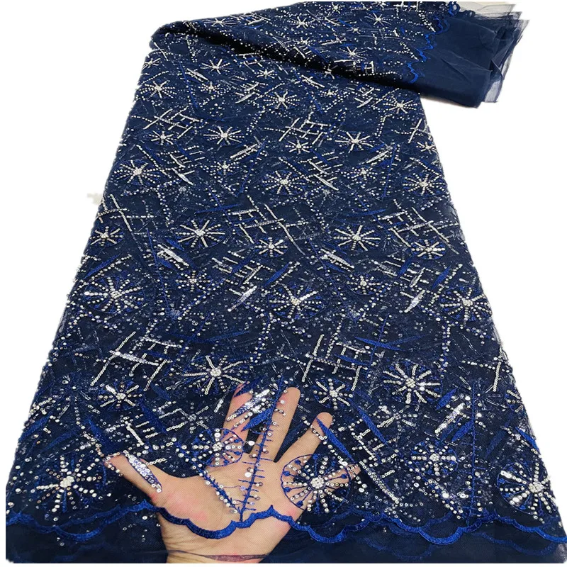 2021 High Quality Nigerian Lace Fabric Embroidery French Design African Lace Fabric Beaded Design Sequins Lace For Dress f71-41
2021 High Quality Nigerian Lace Fabric Embroidery French Design African Lace Fabric Beaded Design Sequins Lace For Dress f71-41