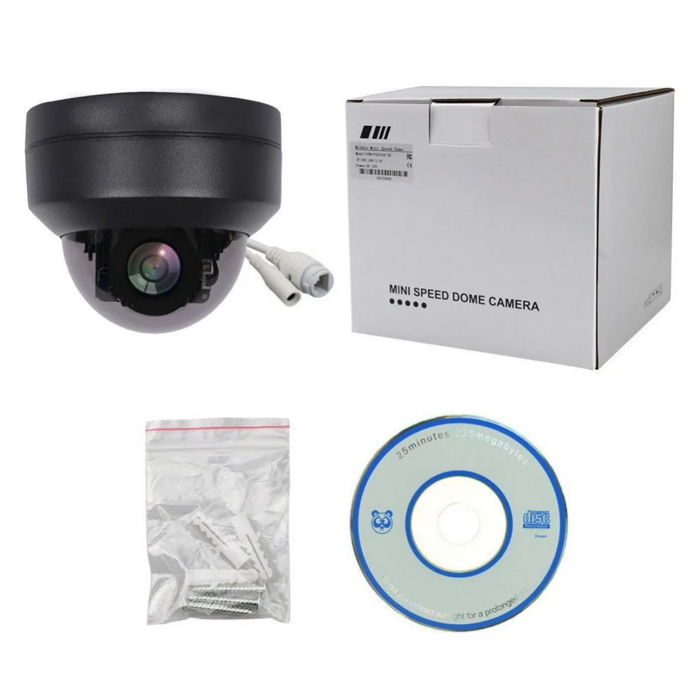 ONVIF Mini Speed PTZ IP Motorized Camera 4xZoom Pan Tilt Motion Detection Full HD 2MP 5MP Home Security Camera 30M Infrared
ONVIF Mini Speed PTZ IP Motorized Camera 4xZoom Pan Tilt Motion Detection Full HD 2MP 5MP Home Security Camera 30M Infrared