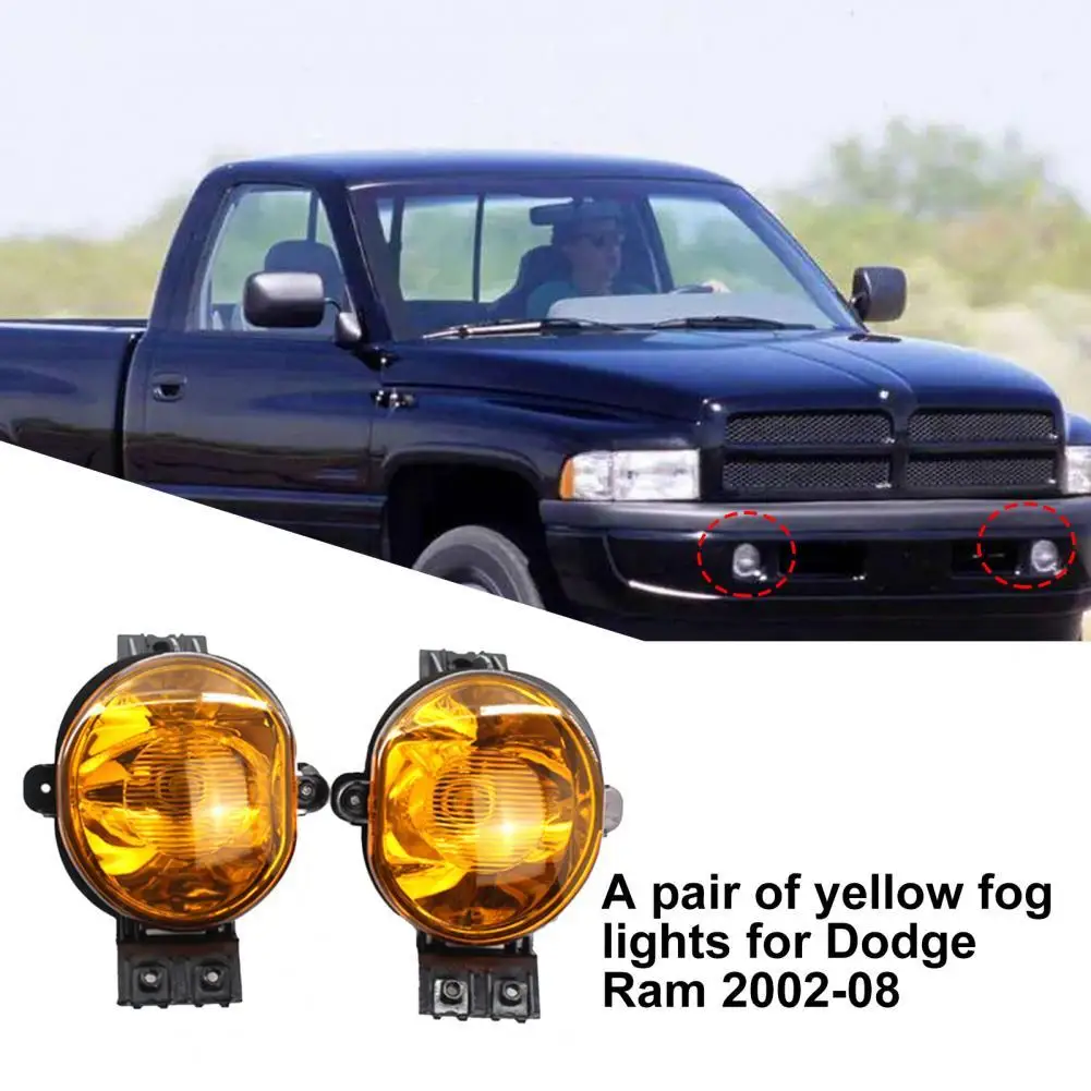 2Pcs Fog Light Front Bumper Yellow Driving Lamp Replacement 55077475AC 55077474AC for Dodge-Ram 02-08
2Pcs Fog Light Front Bumper Yellow Driving Lamp Replacement 55077475AC 55077474AC for Dodge-Ram 02-08