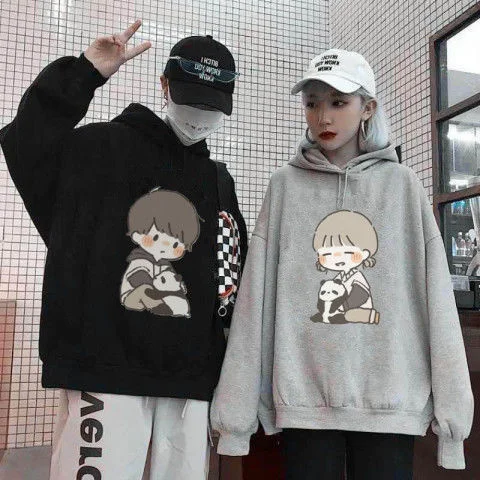 Cute Cartoon Couple Hoodie Streetwear Women Dinosaur Sweatshirts Casual Autumn High Street Hoodie Funny Animal Loose Tops Male
Cute Cartoon Couple Hoodie Streetwear Women Dinosaur Sweatshirts Casual Autumn High Street Hoodie Funny Animal Loose Tops Male