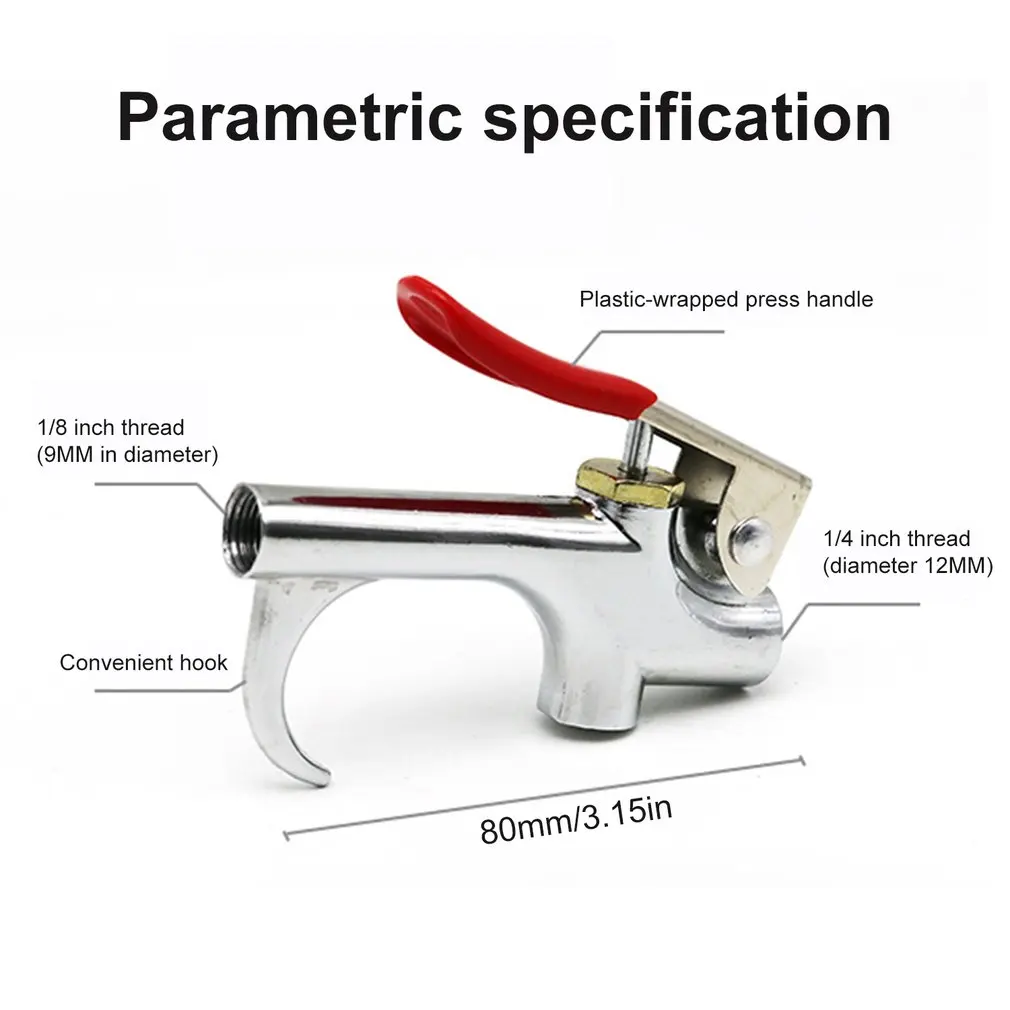 5Pcs/7Pcs Air Compressor Tools Kit Air Blow Gun Set with 5 Interchangeable Nozzles and Over-Sized Trigger Tool Set
5Pcs/7Pcs Air Compressor Tools Kit Air Blow Gun Set with 5 Interchangeable Nozzles and Over-Sized Trigger Tool Set