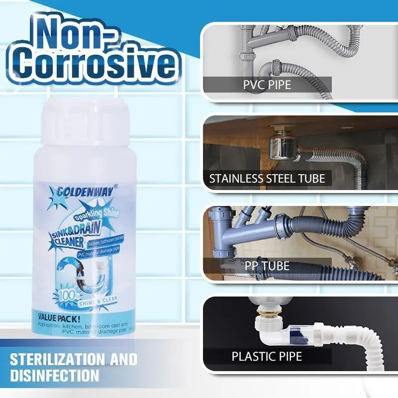 Pipe Dredge Deodorant Sink Drain Bottled Cleaner Closestool Toilet Kitchen Deodorization Pipe Sewer Kitchen Toilet Tool
Pipe Dredge Deodorant Sink Drain Bottled Cleaner Closestool Toilet Kitchen Deodorization Pipe Sewer Kitchen Toilet Tool