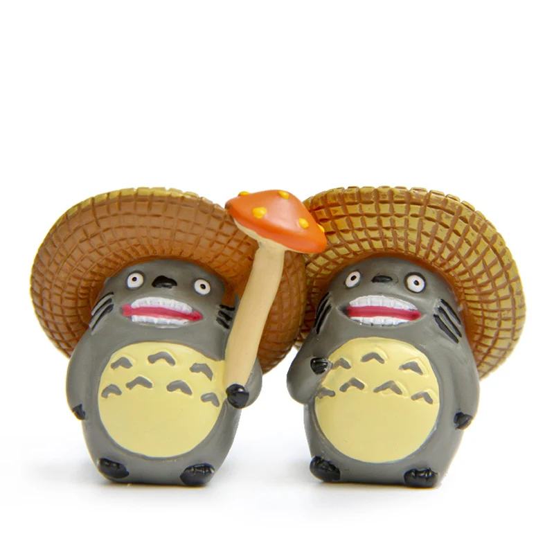 Hayao Miyazaki Аниме Фигурка Мой сосед Тоторо DIY соломенная шляпа Totoro ПВХ экшн Фигурки