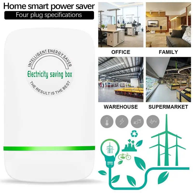 Power Energy Electricity Saving Box Socket Power Factor Saver Device Household Electric Saver 90V-250V US/EU/UK/AU Adapter
Power Energy Electricity Saving Box Socket Power Factor Saver Device Household Electric Saver 90V-250V US/EU/UK/AU Adapter