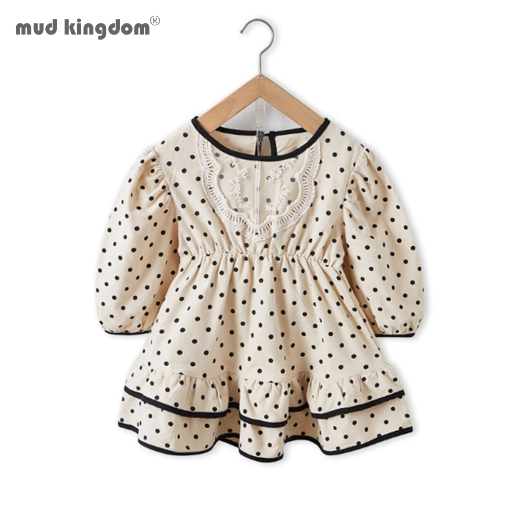 Mudkingdom Girl Vintage Dress Polka Dot Toddler Dresses for Kids Puff Sleeve Princess Party Girls Clothing 
Mudkingdom Girl Vintage Dress Polka Dot Toddler Dresses for Kids Puff Sleeve Princess Party Girls Clothing
