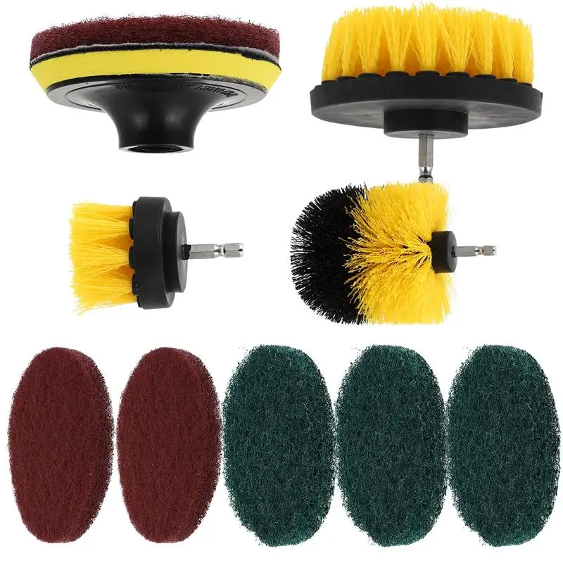 10pcs Drill Brush Attachment Set All Purpose Power Drill Attachments Brush Scrubber Brush Car Polisher Bathroom Cleaning Kit
10pcs Drill Brush Attachment Set All Purpose Power Drill Attachments Brush Scrubber Brush Car Polisher Bathroom Cleaning Kit