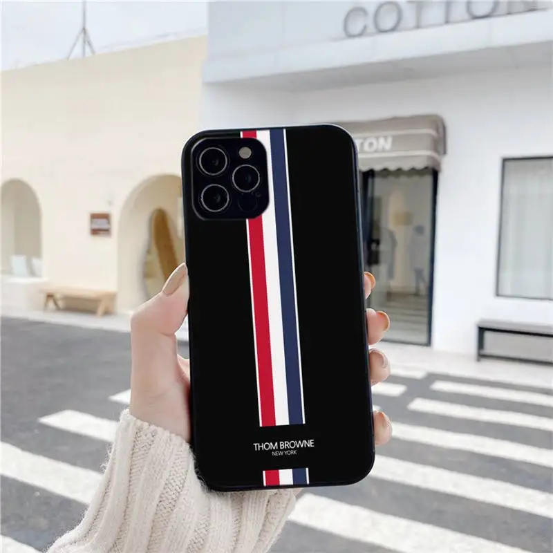 Phone Case For Iphone 6 6s 7 8 Plus XR X XS XSmax 11 12 Pro Mini MaxSoft Cover Luxury Brand Thoms Brownes
Phone Case For Iphone 6 6s 7 8 Plus XR X XS XSmax 11 12 Pro Mini MaxSoft Cover Luxury Brand Thoms Brownes
