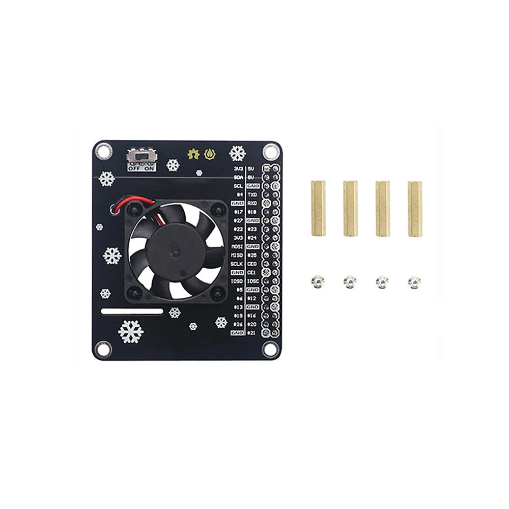For Raspberry Pi 4B Cooling Fan Expansion Board with LED Light Replacement Heat Expansion Board for Raspberry Pi 4B/3B+/3B Part
For Raspberry Pi 4B Cooling Fan Expansion Board with LED Light Replacement Heat Expansion Board for Raspberry Pi 4B/3B+/3B Part