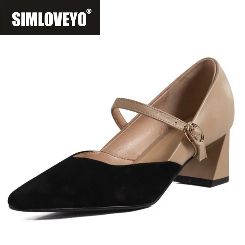 SIMLOVEYO Новинка 2021, женские туфли-лодочки с квадратным носком на блочном каблуке 5 см, натуральная кожа, Лоскутная пряжка, классический размер ...
SIMLOVEYO Новинка 2021, женские туфли-лодочки с квадратным носком на блочном каблуке 5 см, натуральная кожа, Лоскутная пряжка, классический размер ...