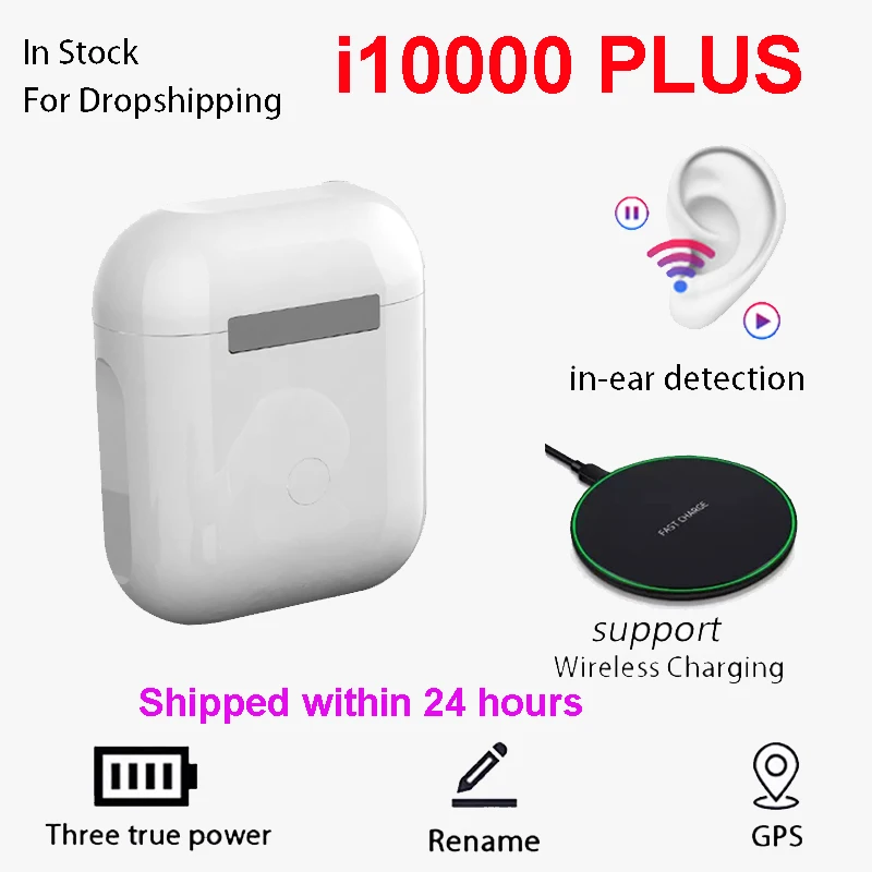 Original i10000PLUS TWS Earphone bluetooth In Ear Mini Wireless Sport Headphones Stereo Earbuds Auriculares bluetooth pk i9000
Original i10000PLUS TWS Earphone bluetooth In Ear Mini Wireless Sport Headphones Stereo Earbuds Auriculares bluetooth pk i9000